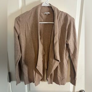 Vila Milano Women's Tan Cardigan Sweater size small EUC
